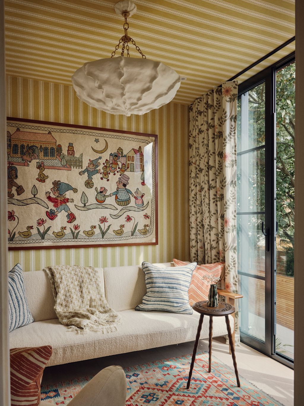 The soontobe nursery is a masterclass in decorating a fun child's bedroom in a stylish way. The wallpaper is Salvesen...