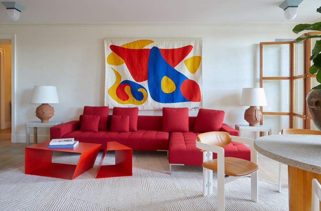 ‘In the family room Calder tapestries are perfect because you can hit a ball into them—no foul