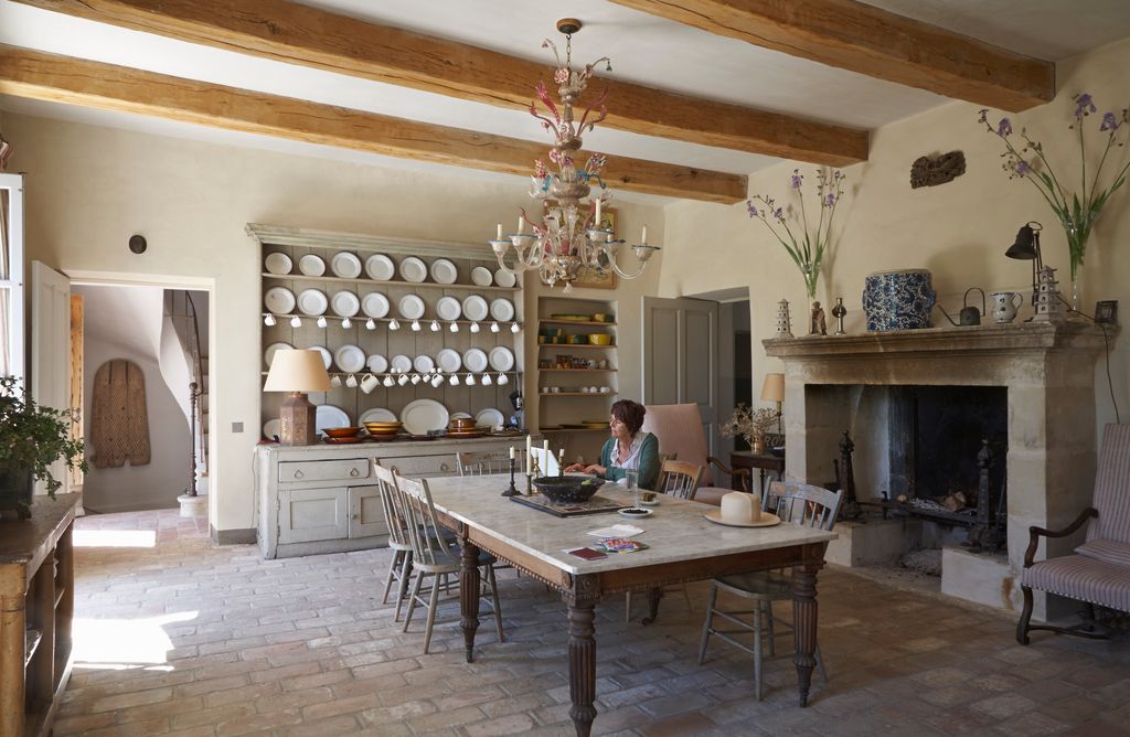 One half of the kitchen