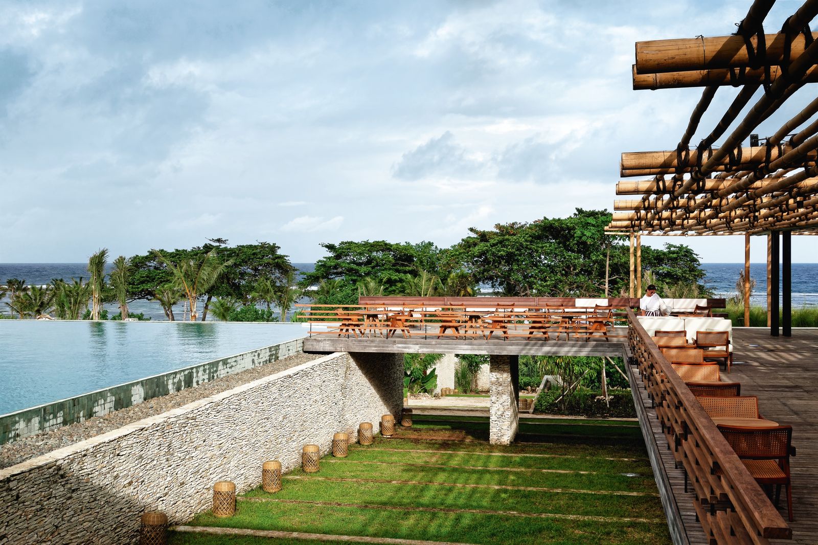 The infinity pool at Cap Karoso