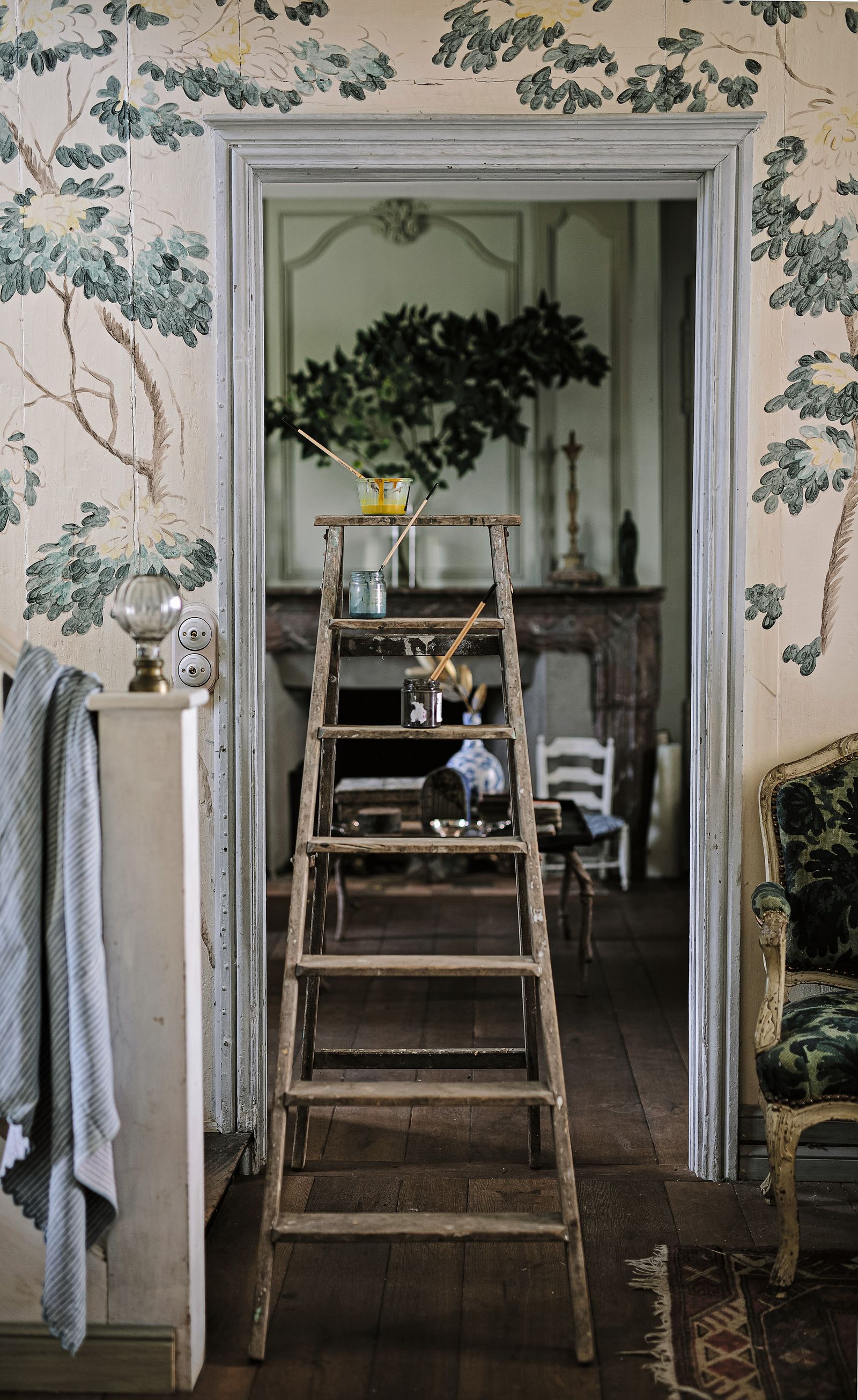 These light switches suit the character of this period property.
