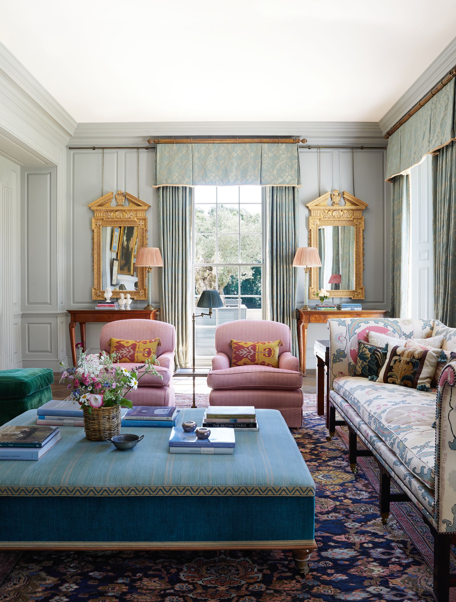 A drawing room designed by Henriette Von Stockhausen.