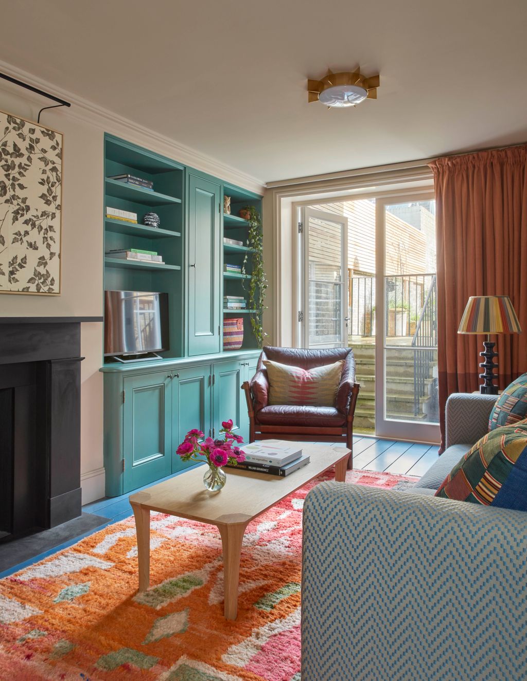 Another living area inside the home.