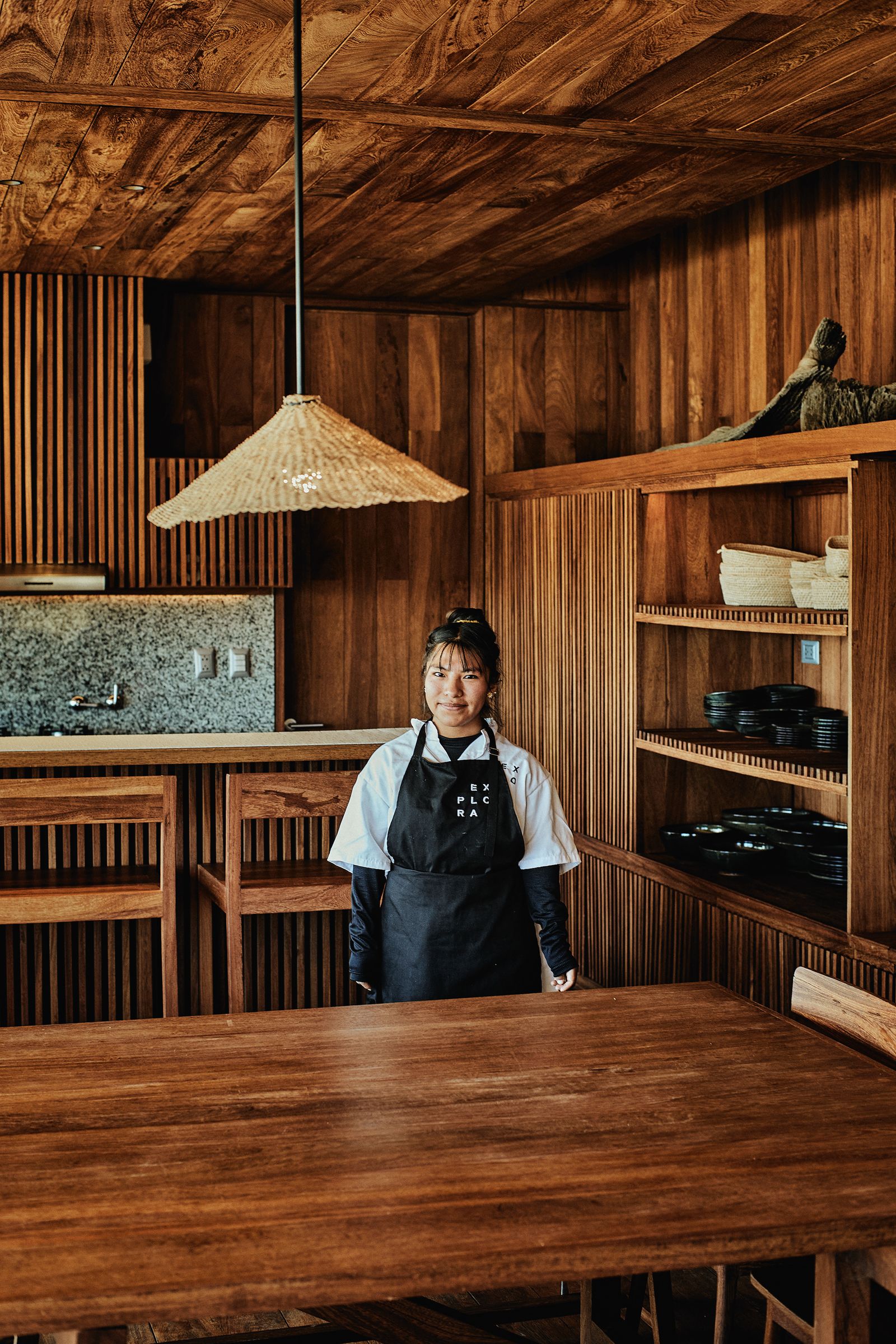 Fatima one of the local team at Exploras Chituca mountain lodge in Bolivia.
