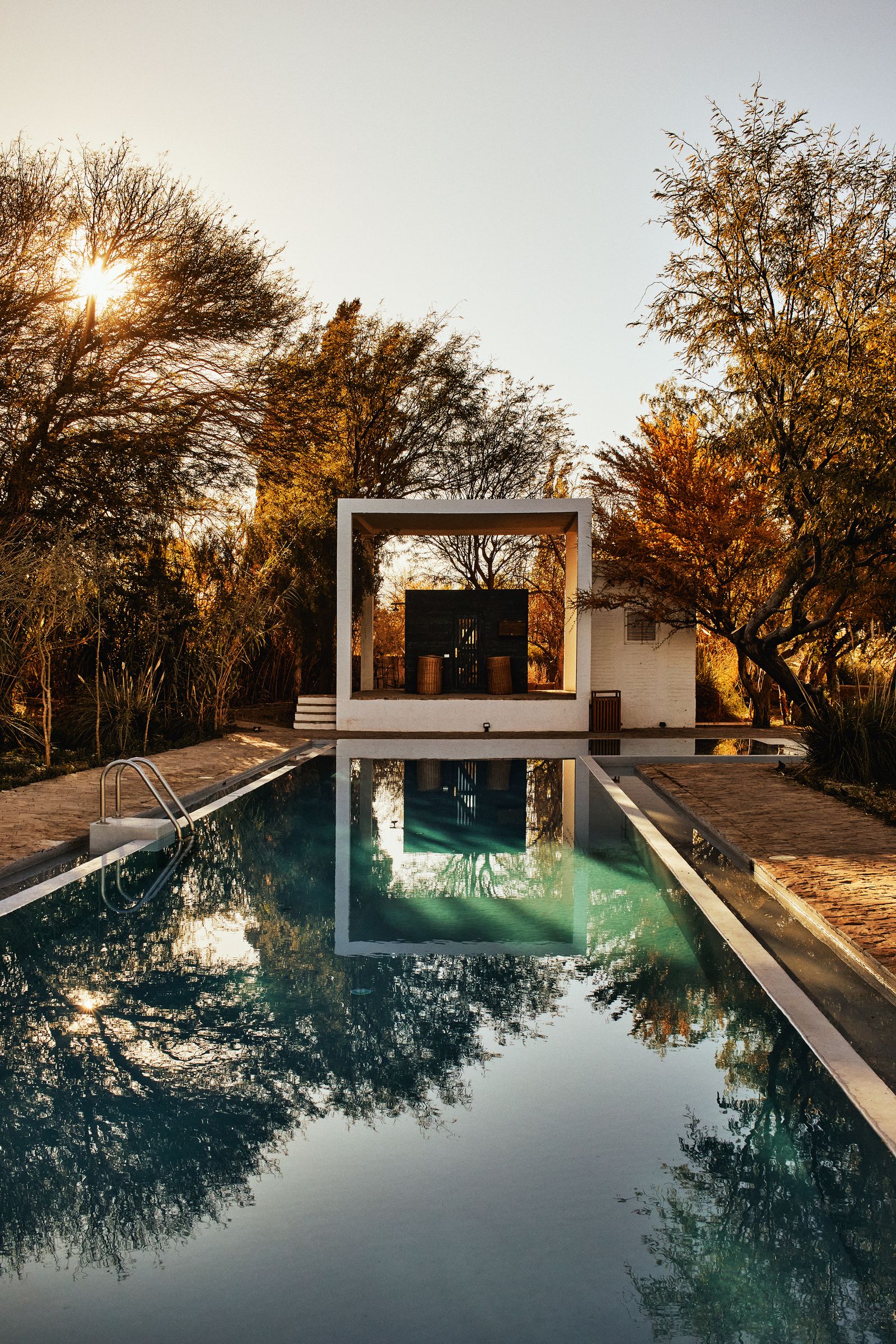 Another of the four pools at the Explora Atacama located on the Ayllu de Larache plain.