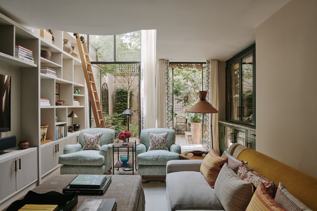 The timber flooring is solid oak sourced from a chateau in the depths of France. ‘Its the part of the house that...