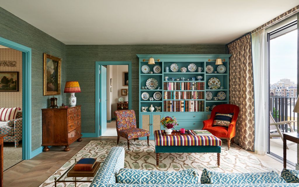 If you're building in joinery think carefully about what you might display there so that the colour can be used to best...