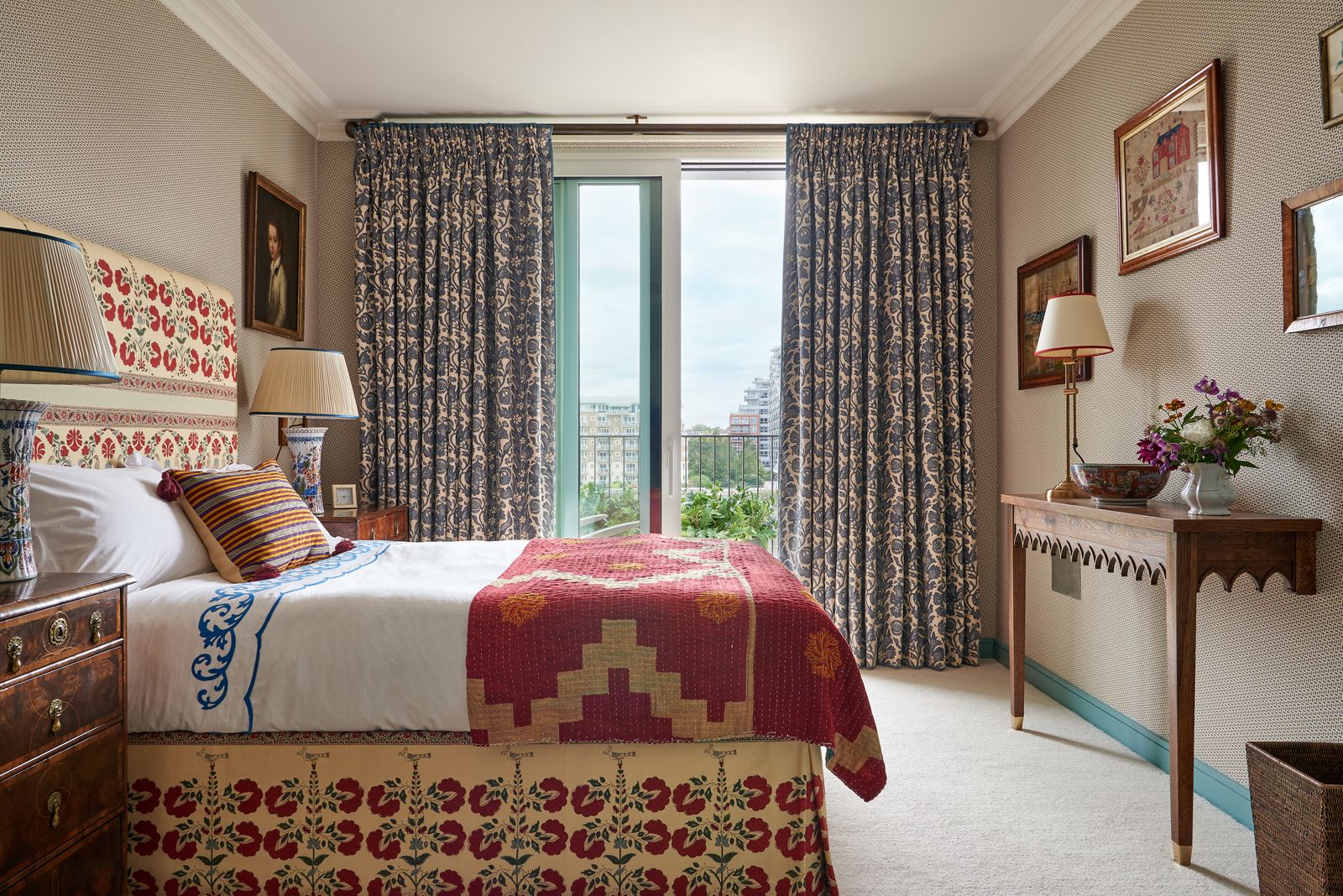 The bedroom in the new build