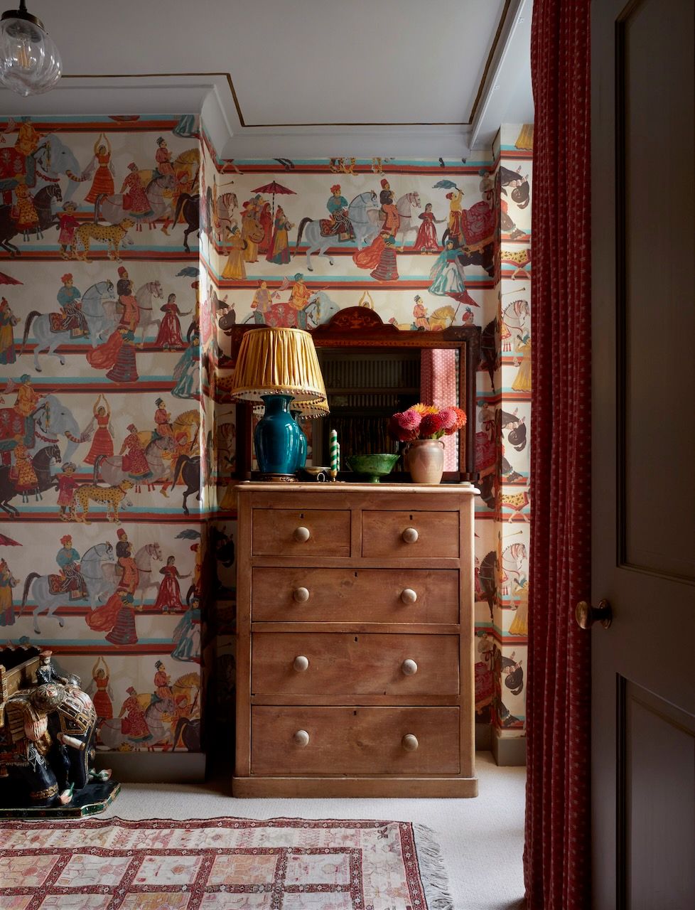 The elephant in the corner of the room was carried the whole way home from India by the client. It was part of the...