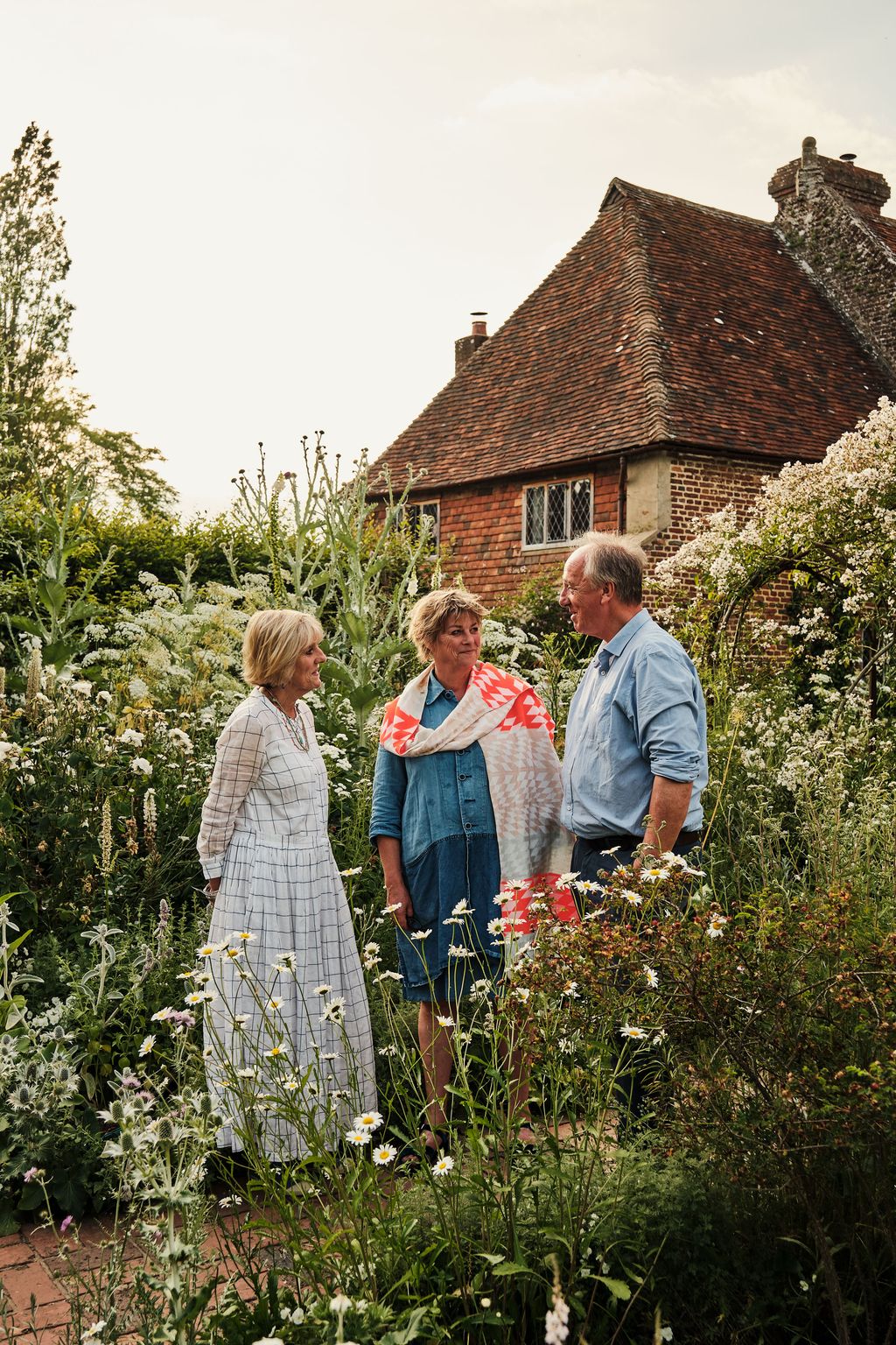 Image may contain Sarah Raven Garden Nature Outdoors Face Head Person Photography Portrait Adult and Clothing
