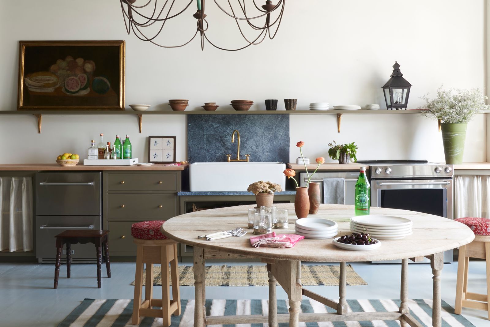 Image may contain Architecture Building Dining Room Dining Table Furniture Indoors Room Table and Home Decor