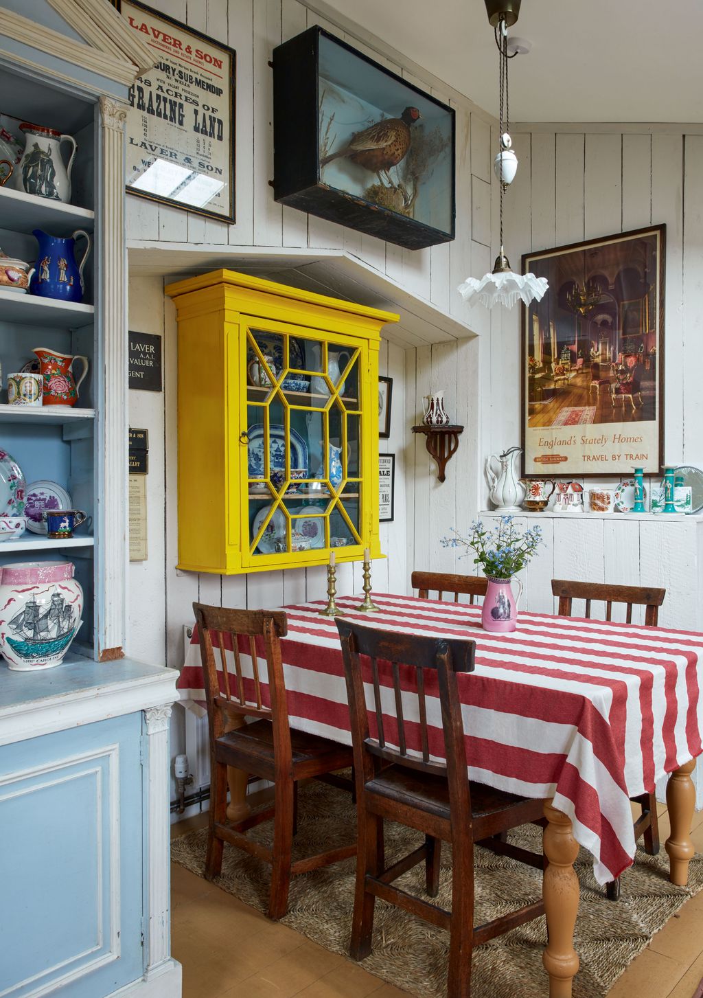 Image may contain Architecture Building Dining Room Dining Table Furniture Indoors Room Table and Tablecloth