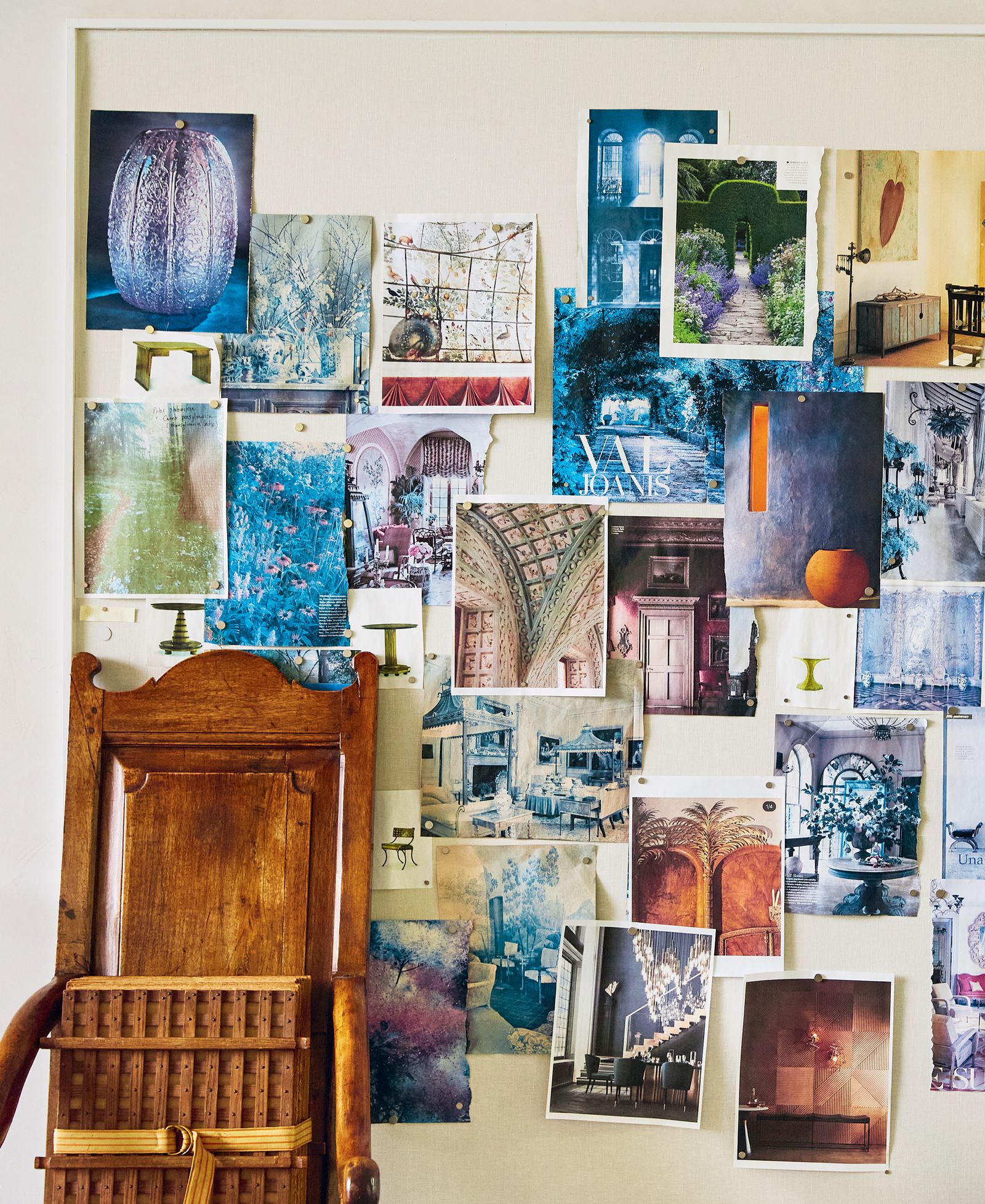 Image may contain Art Collage Chair Furniture Painting Canvas and Person