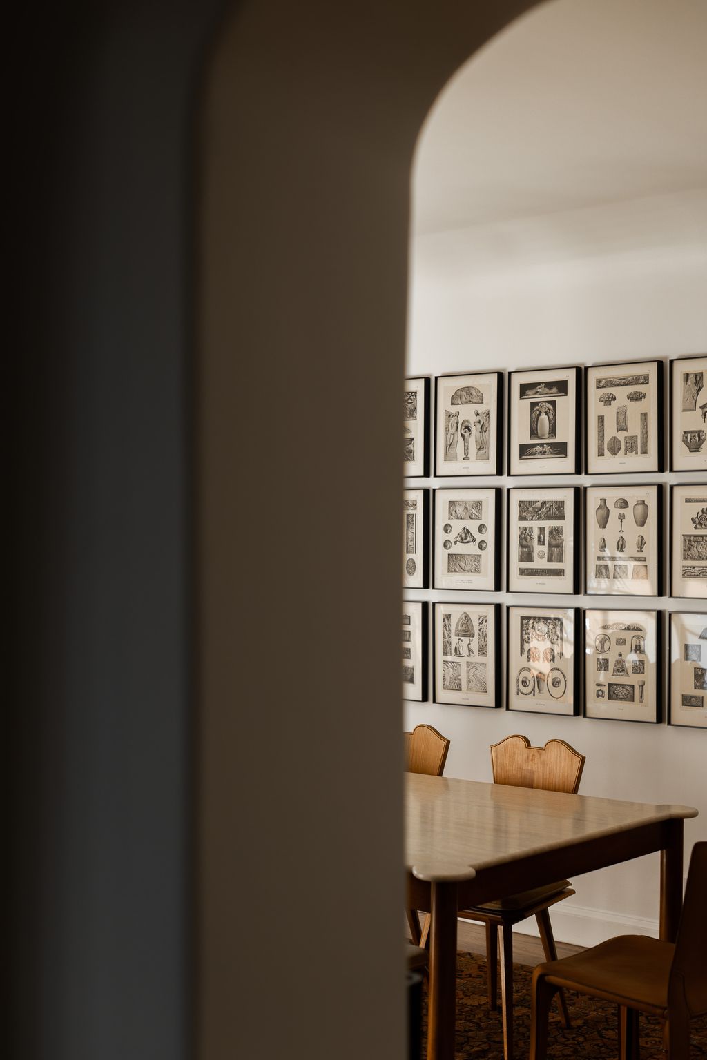 Image may contain Dining Table Furniture Table Indoors Interior Design Architecture Building Dining Room and Room