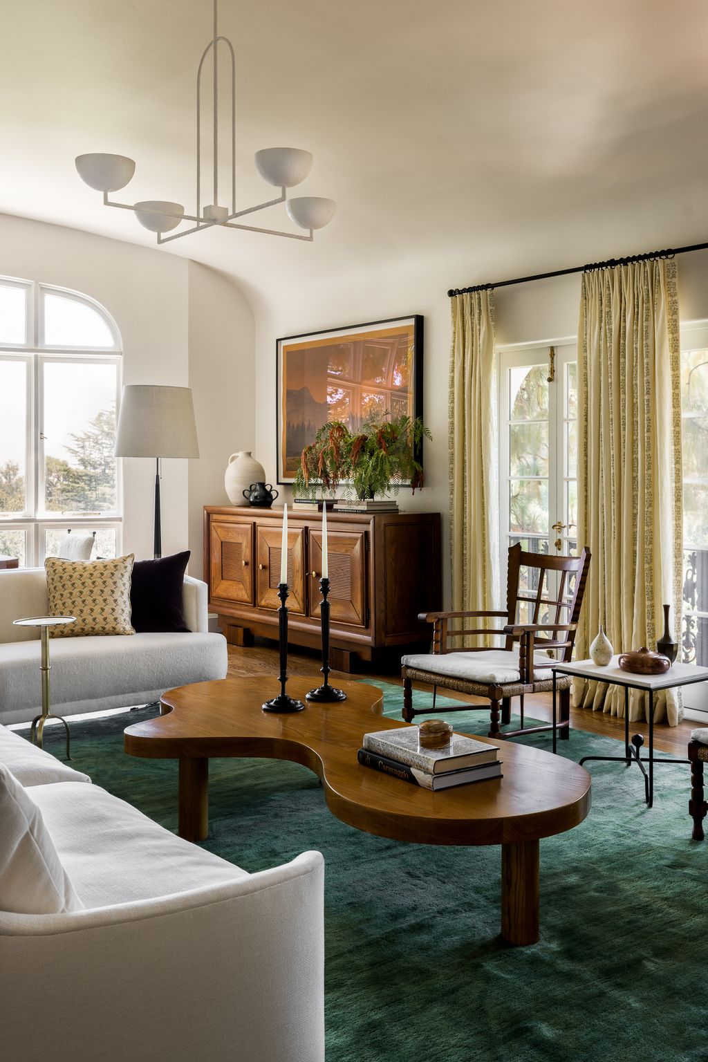 Image may contain Home Decor Coffee Table Furniture Table Architecture Building Indoors Living Room Room and Chair