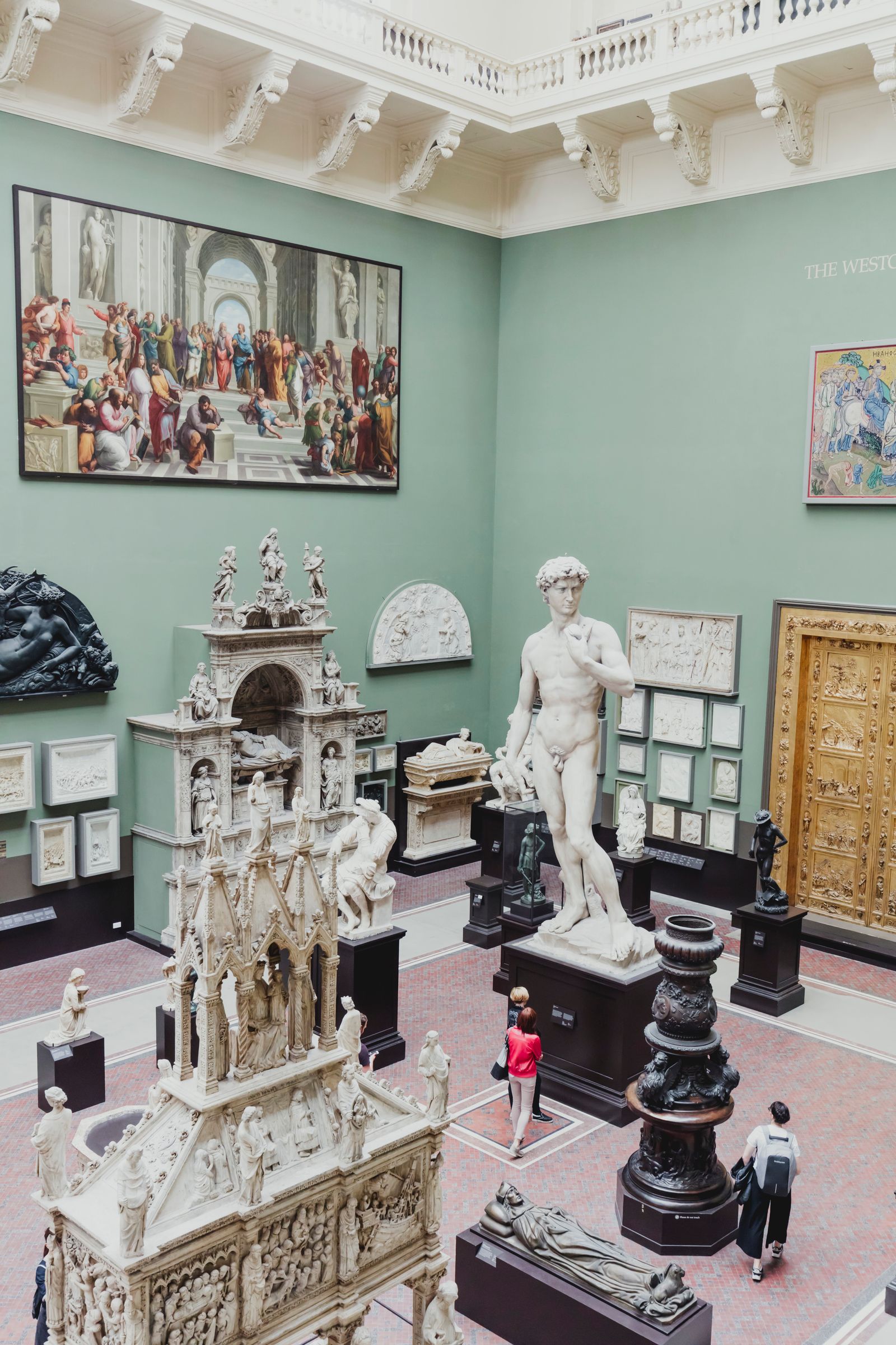 Image may contain Architecture Building Indoors Museum Adult Person Accessories Bag Handbag Art and Painting