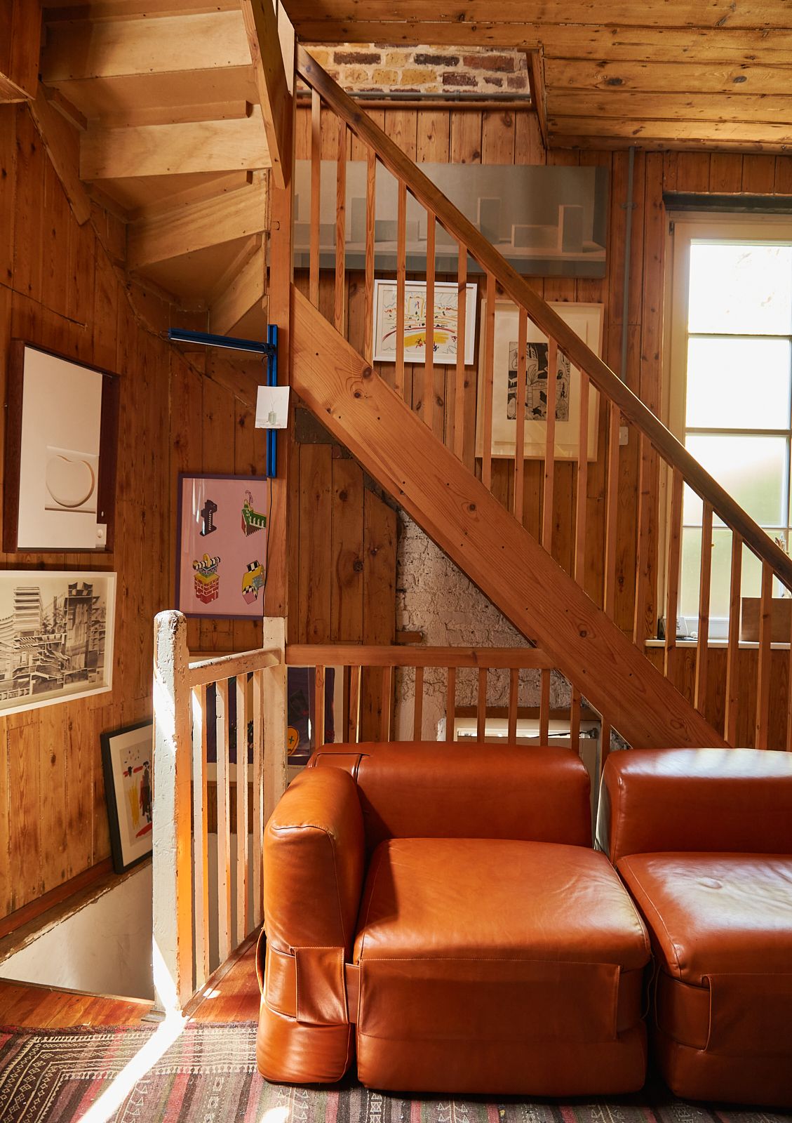 Image may contain Indoors Interior Design Wood Hardwood Stained Wood Architecture Building House and Housing