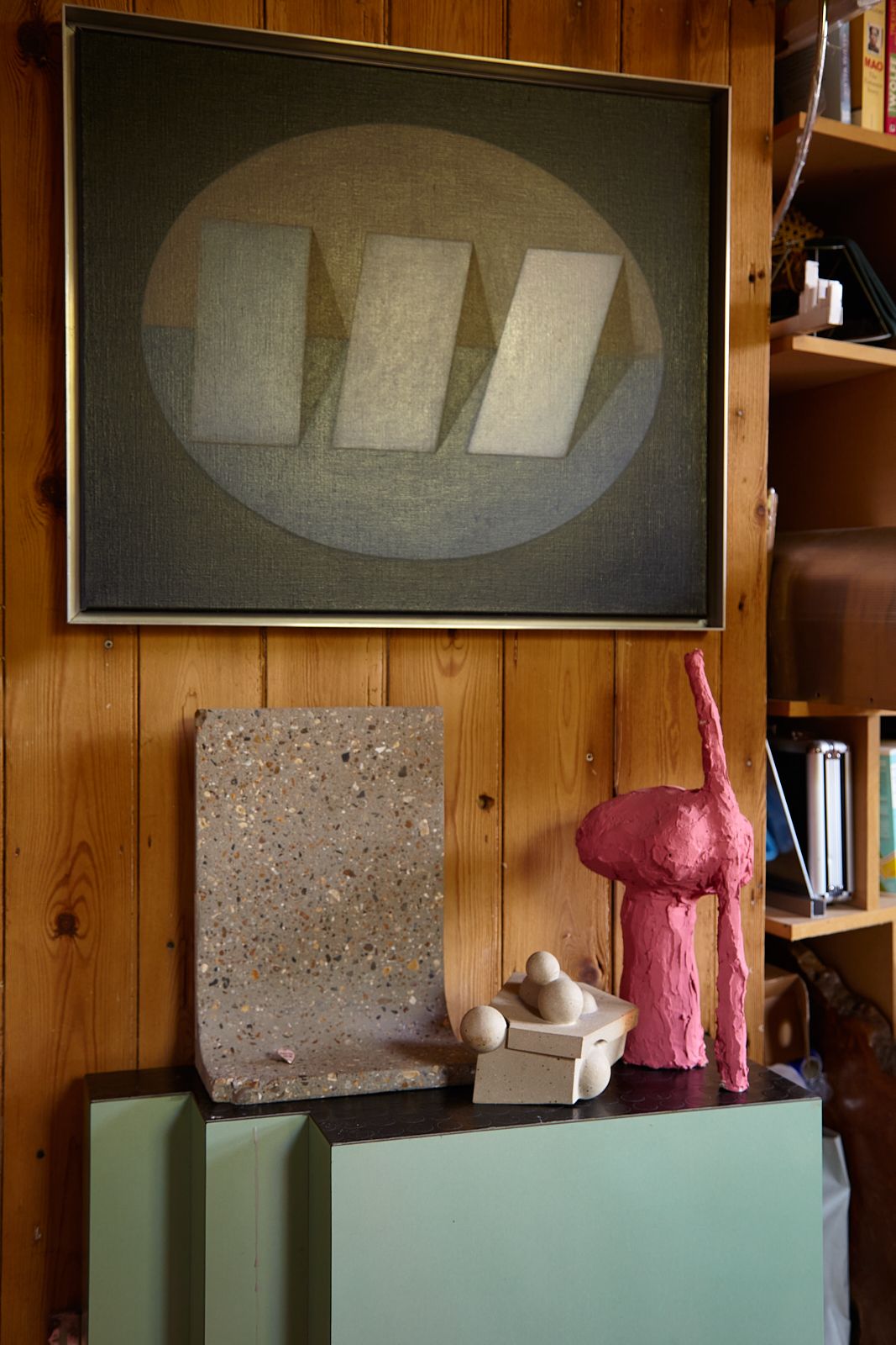 Image may contain Indoors Interior Design Person and Blackboard