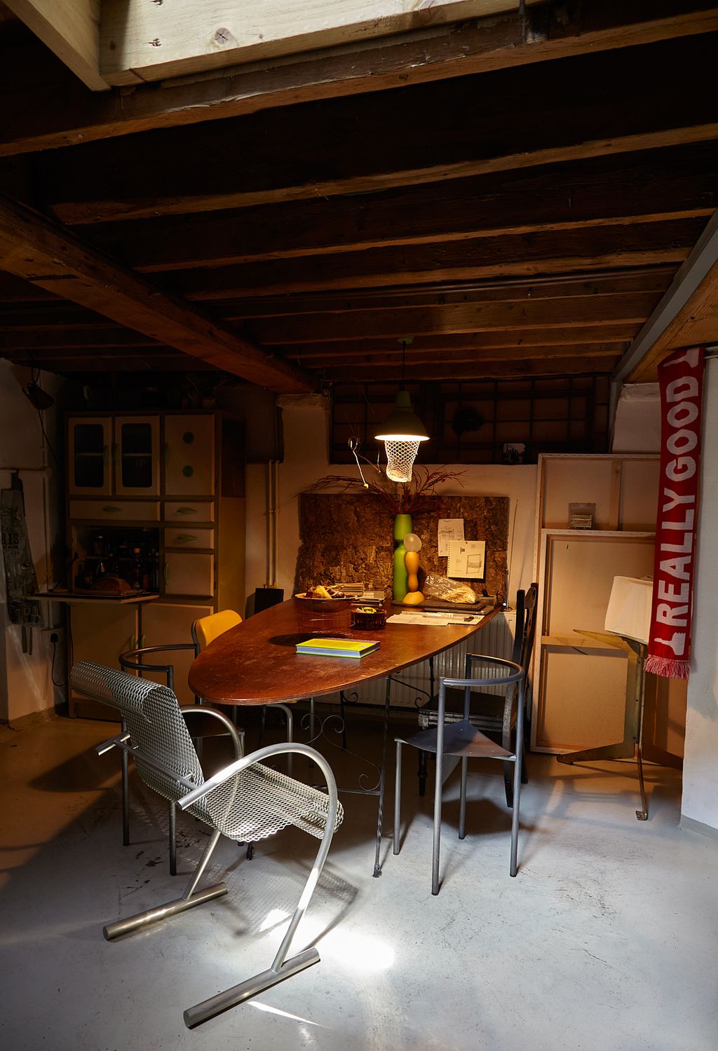 Image may contain Indoors Interior Design Book Publication Architecture Building Dining Room and Dining Table