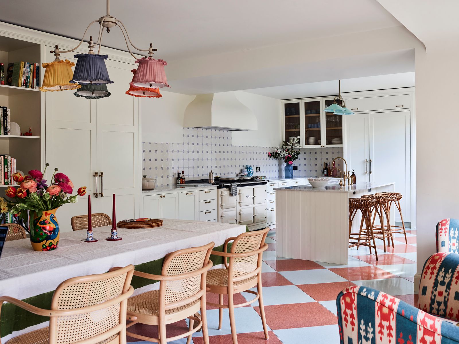 Image may contain Indoors Interior Design Home Decor Chair Furniture Dining Table Table Architecture and Building