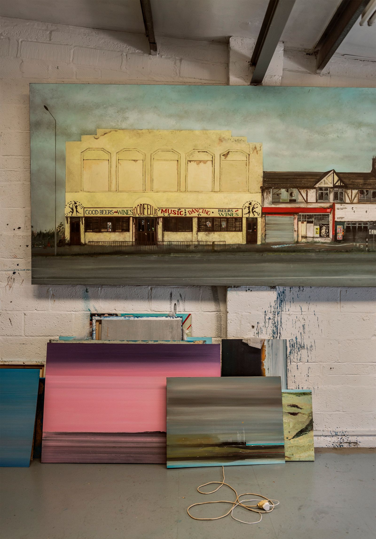 Image may contain Canvas Plywood Wood Art Painting Indoors Interior Design and Box