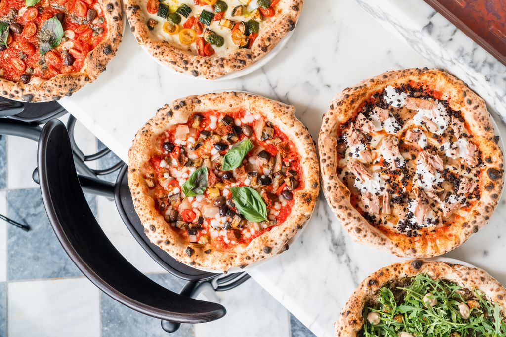 Image may contain Food Food Presentation Brunch Pizza and Bread