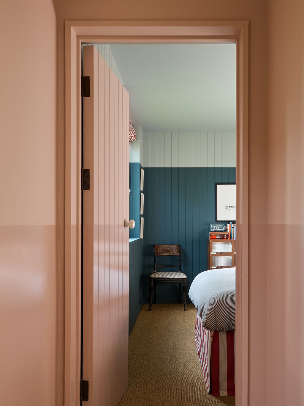 Image may contain Indoors Interior Design Chair Furniture Bed Bedroom Dorm Room and Room