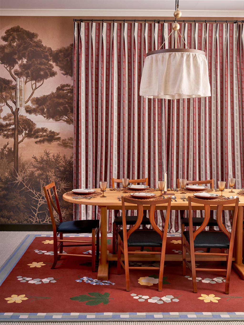 Image may contain Architecture Building Dining Room Dining Table Furniture Indoors Room Table Home Decor and Chair