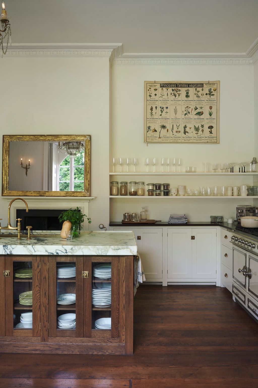 Image may contain Indoors Interior Design Kitchen Plant Sink Sink Faucet Cup and Kitchen Island