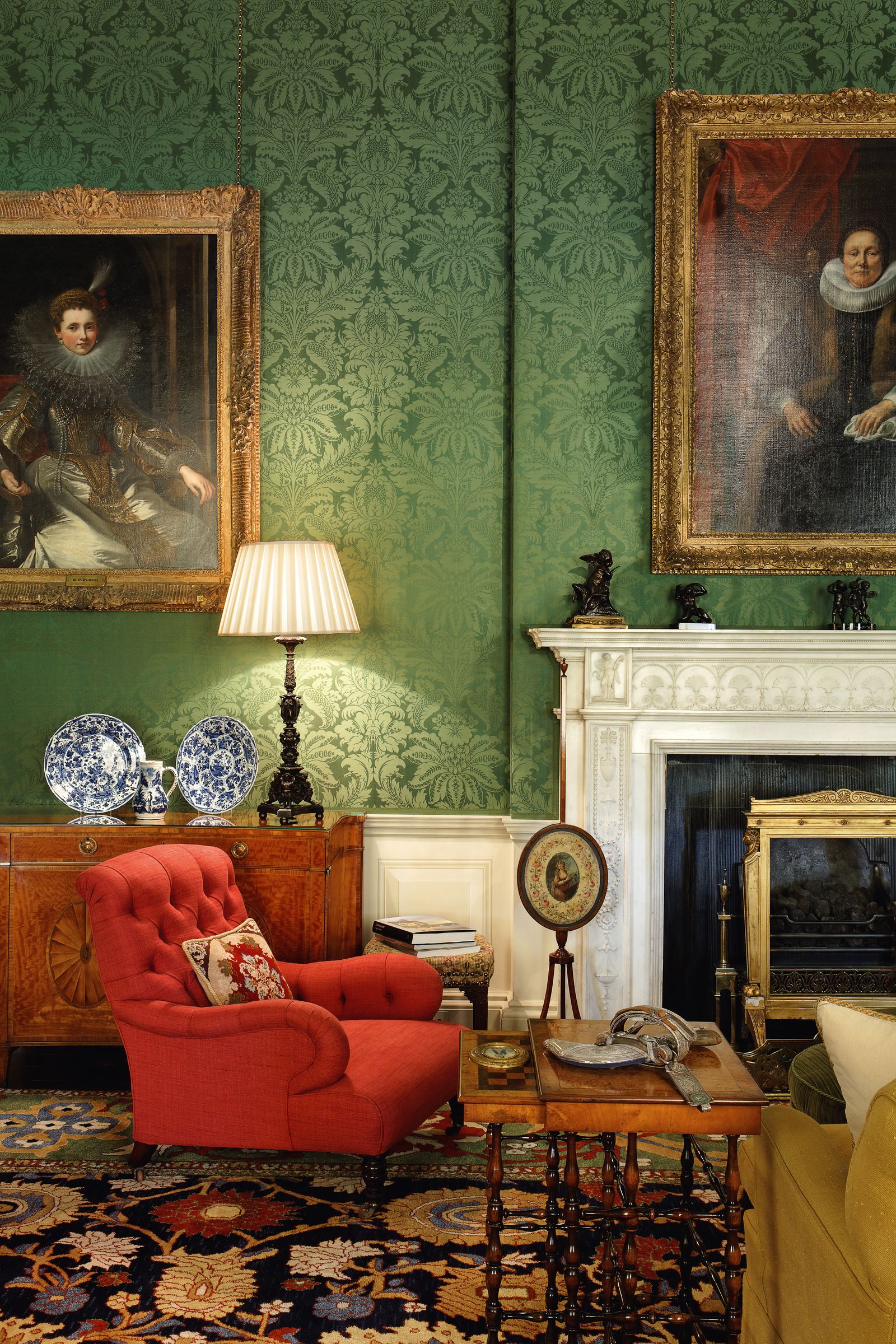 Image may contain Architecture Building Furniture Indoors Living Room Room Lamp Art Painting Adult and Person