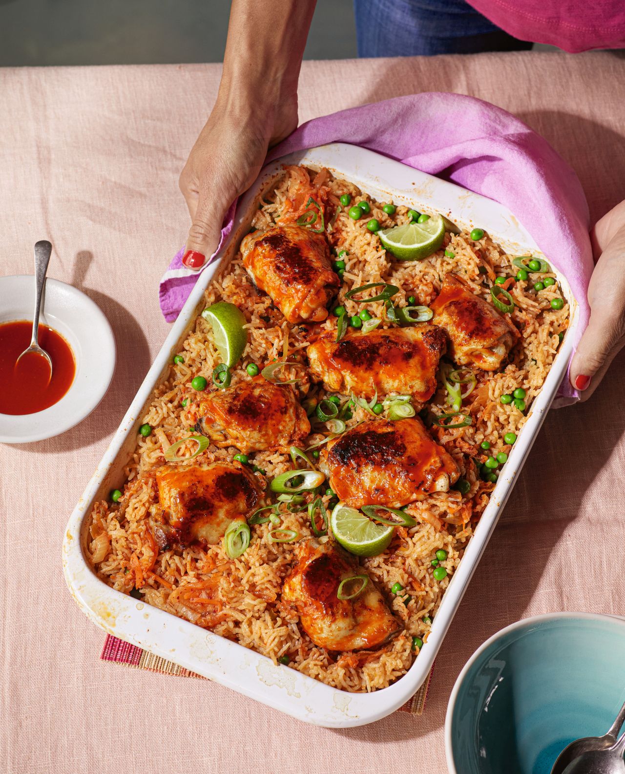 Image may contain Food Food Presentation Cutlery Spoon Person Plate Meat and Pork