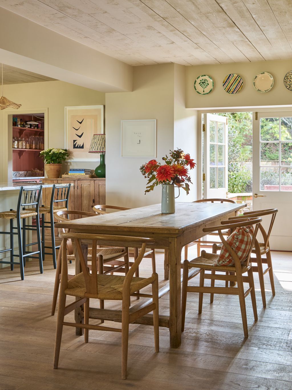 Image may contain Architecture Building Dining Room Dining Table Furniture Indoors Room Table and Interior Design