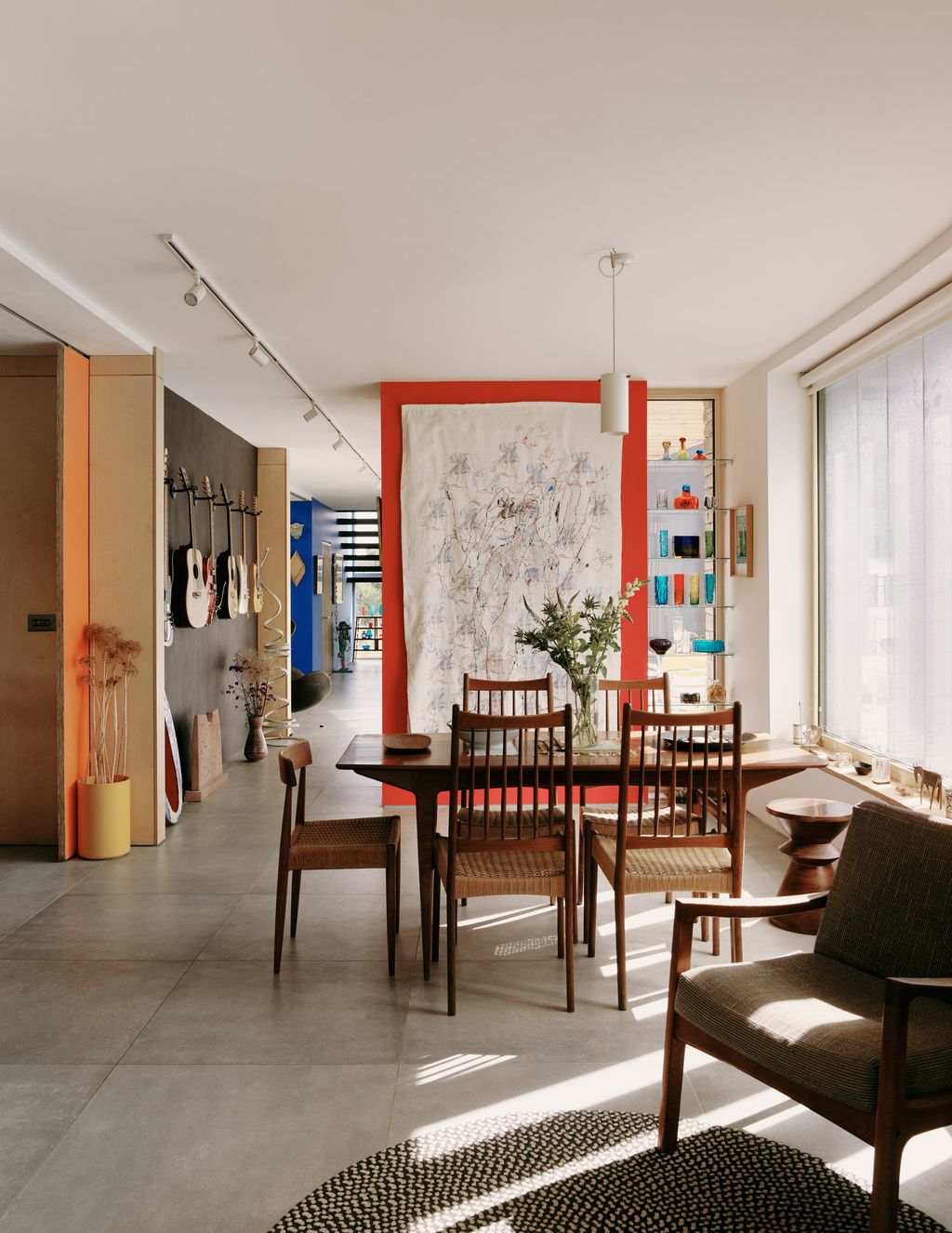 Image may contain Architecture Building Dining Room Dining Table Furniture Indoors Room Table Home Decor and Floor