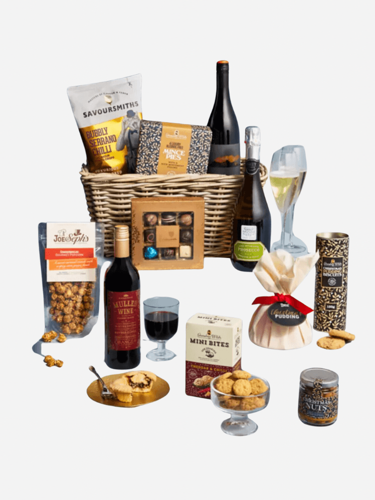 John Lewis, Christmas Hamper, sweet and savoury, wine