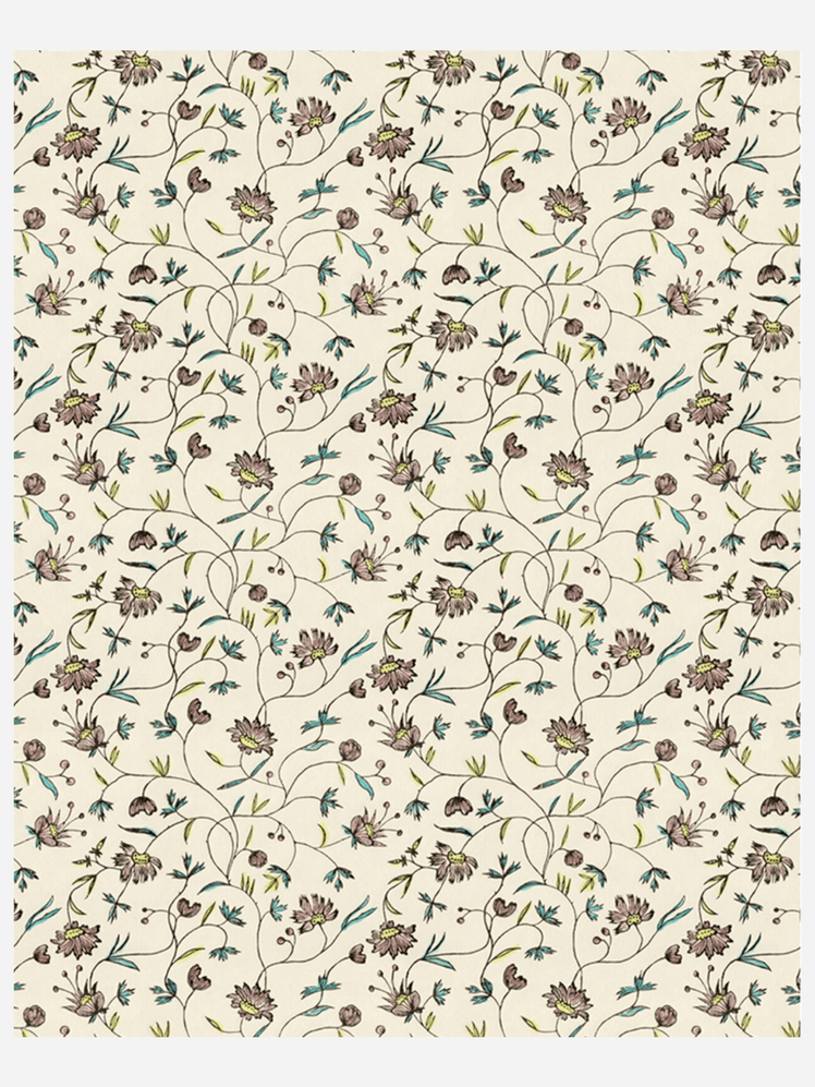 Image may contain: Home Decor, Rug, Pattern, Art, Floral Design, Graphics, and Plant