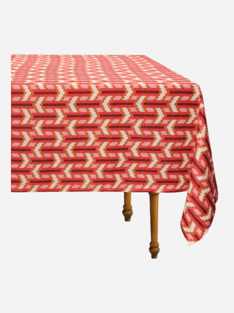 Image may contain: Tablecloth, and Furniture