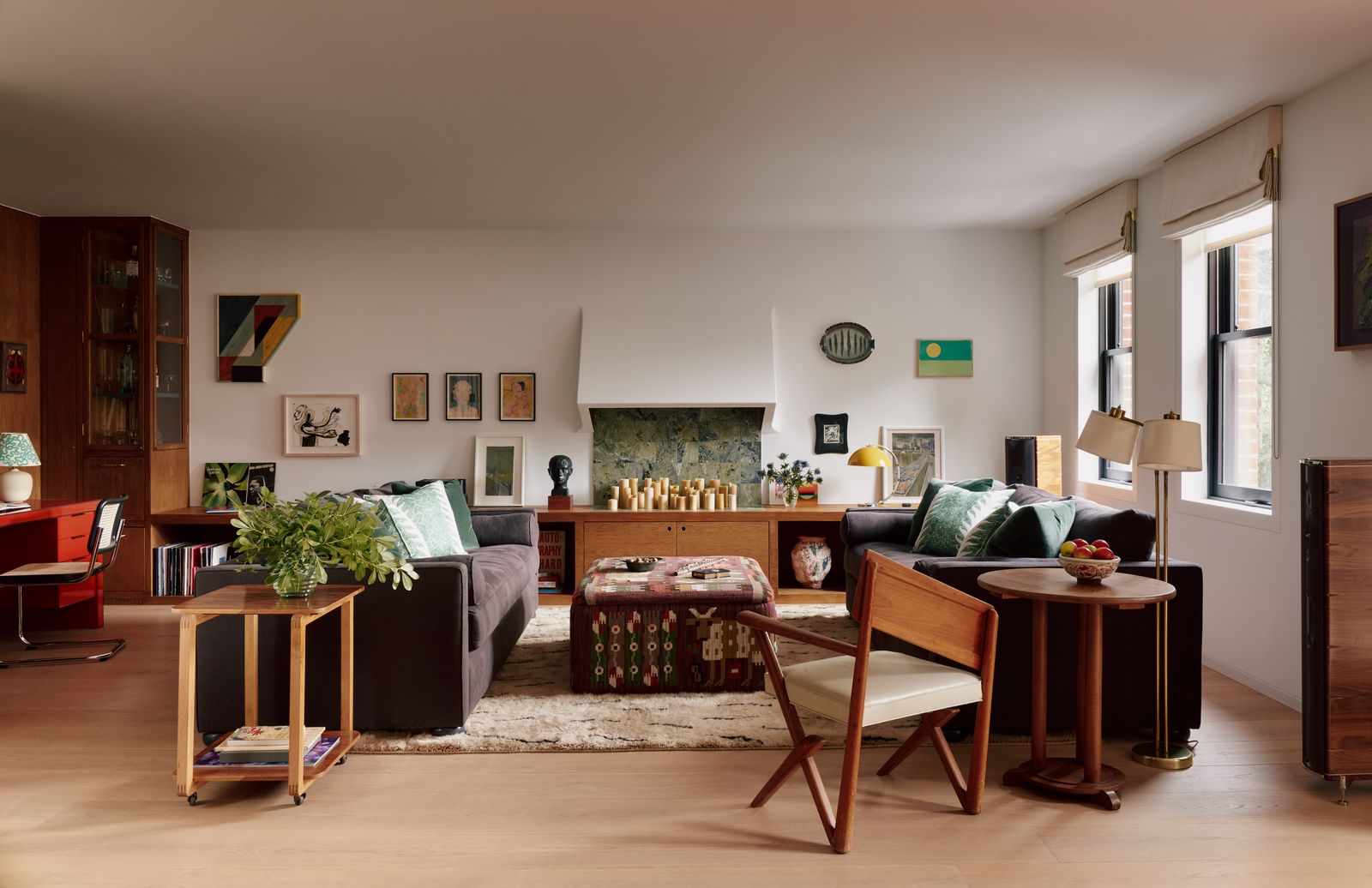 Image may contain Architecture Building Furniture Indoors Living Room Room Home Decor Chair Couch Lamp and Table