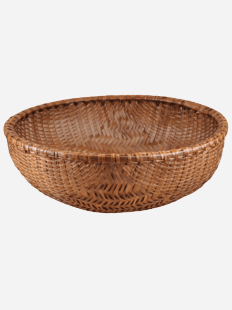 Image may contain: Basket, Bowl, Soup Bowl, Crib, Furniture, and Infant Bed