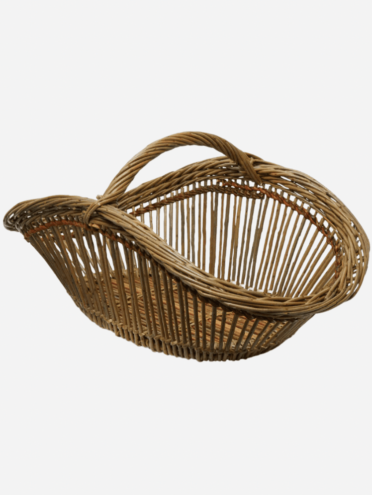 Image may contain: Basket, Crib, Furniture, and Infant Bed