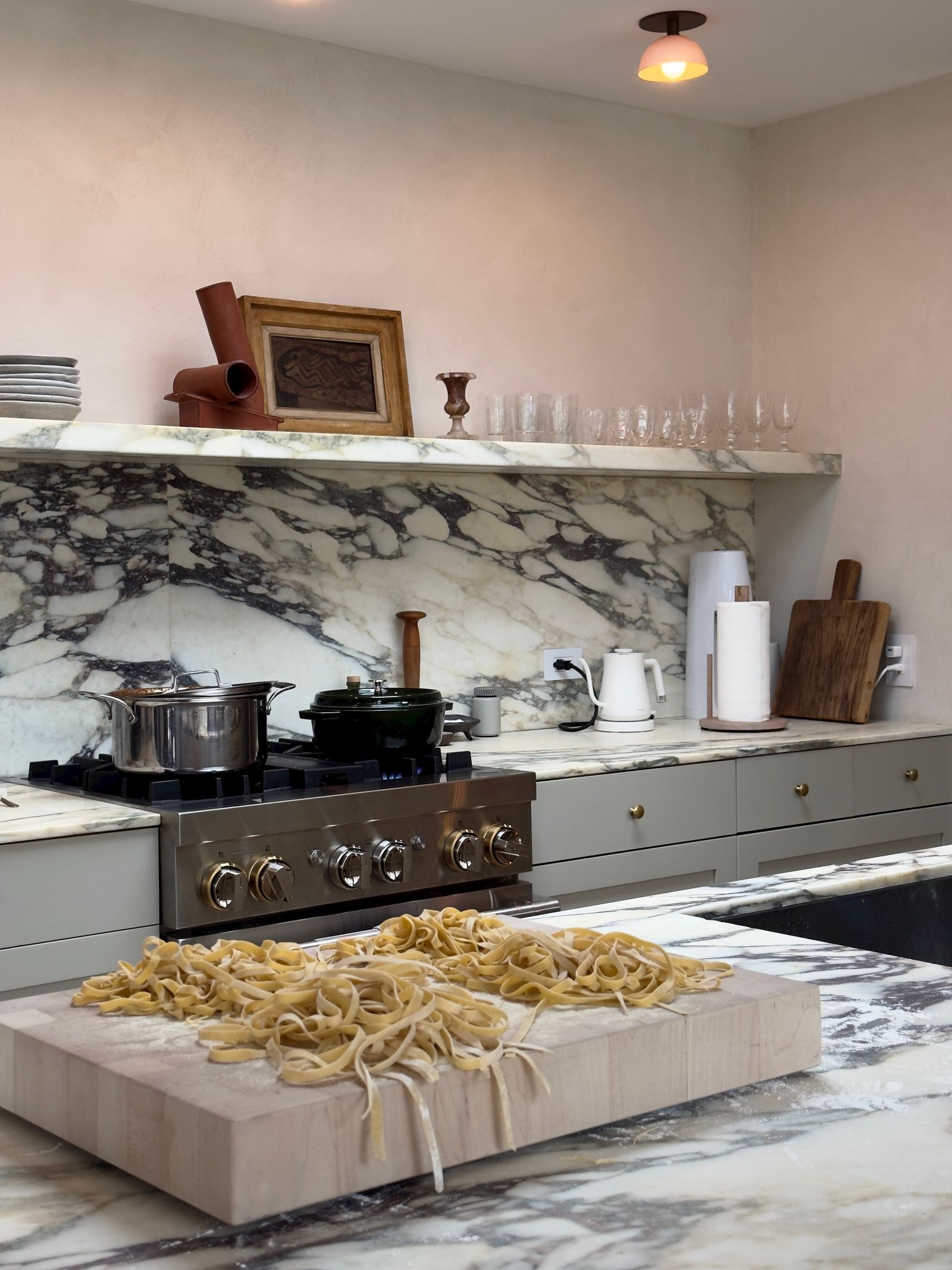 Image may contain Lamp Indoors Interior Design Kitchen and Cooktop