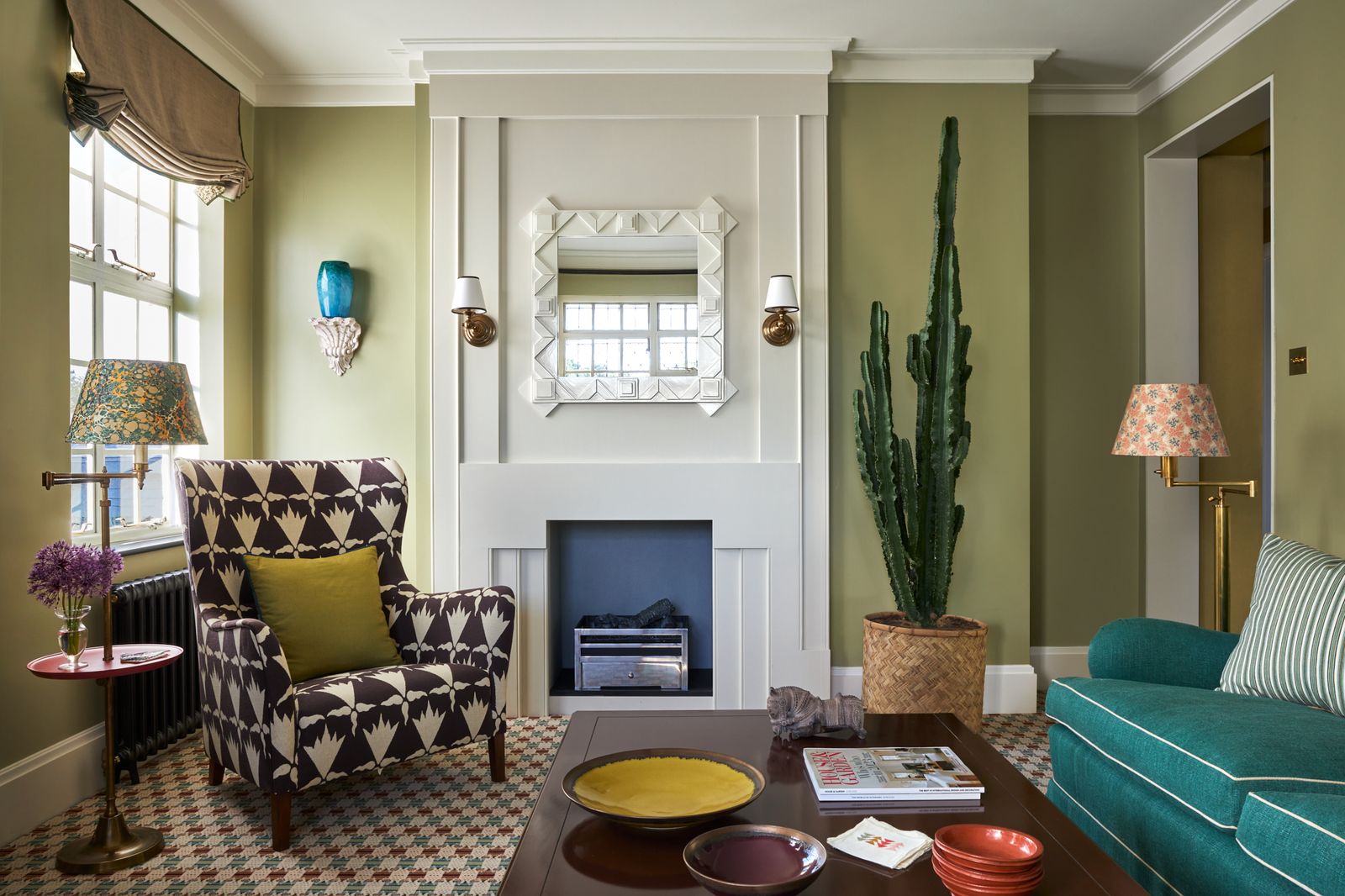 Image may contain Home Decor Architecture Building Furniture Indoors Living Room Room Book Publication and Lamp