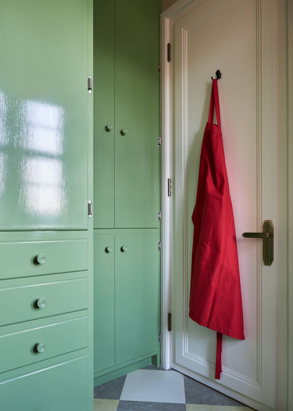 Image may contain Indoors Interior Design Furniture and Flag