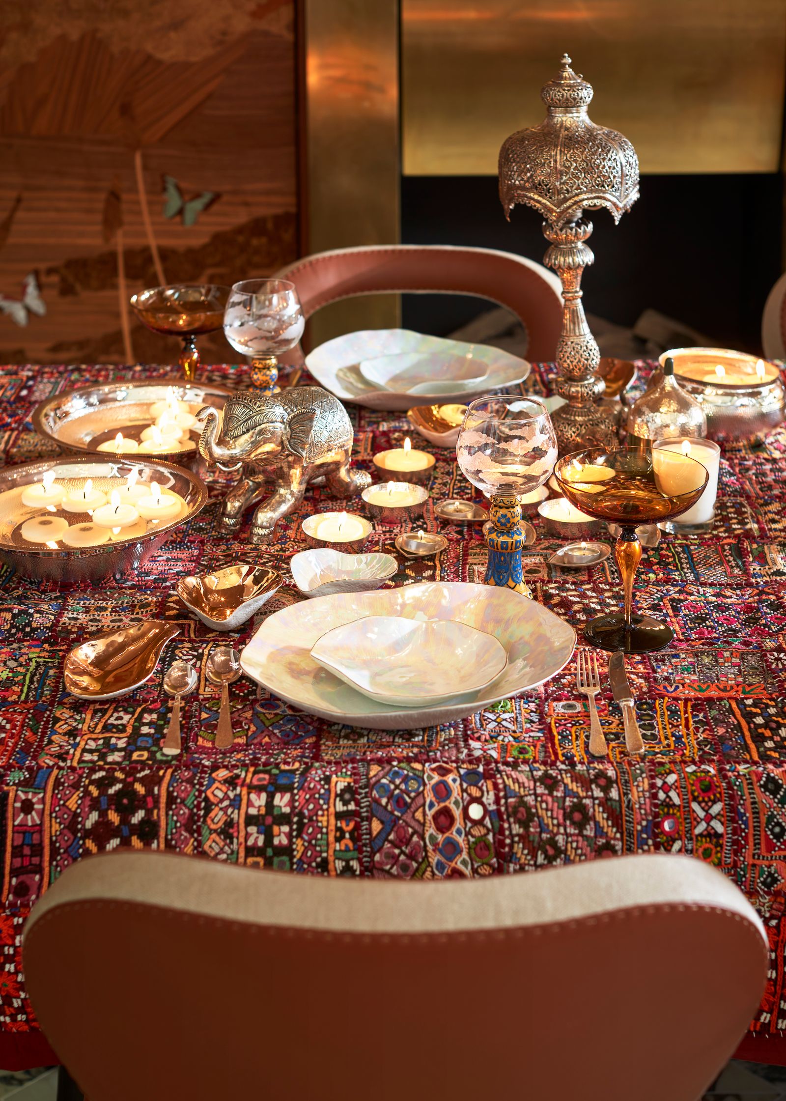 Image may contain Furniture Table Tabletop Cutlery Fork Urban Spoon Architecture Building and Dining Room