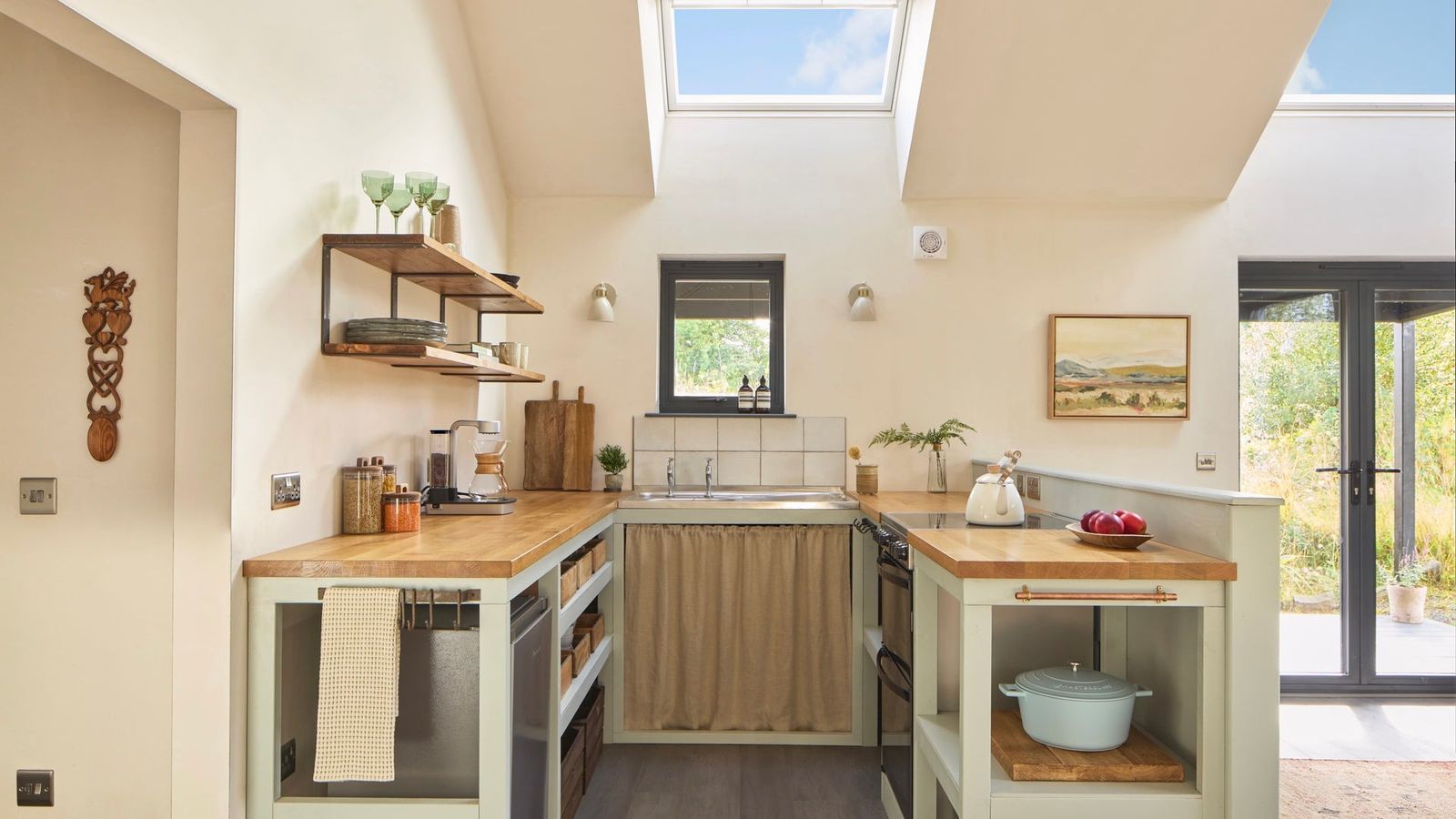 Image may contain Indoors Kitchen Interior Design and Window