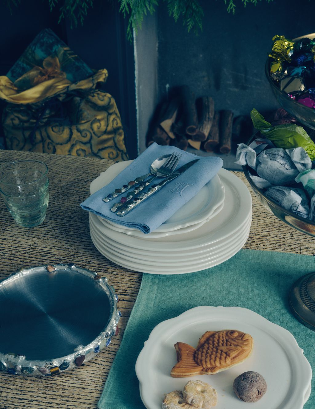 Image may contain Cup Cutlery Fork Plate Food Food Presentation Dining Table Furniture Table Adult and Person