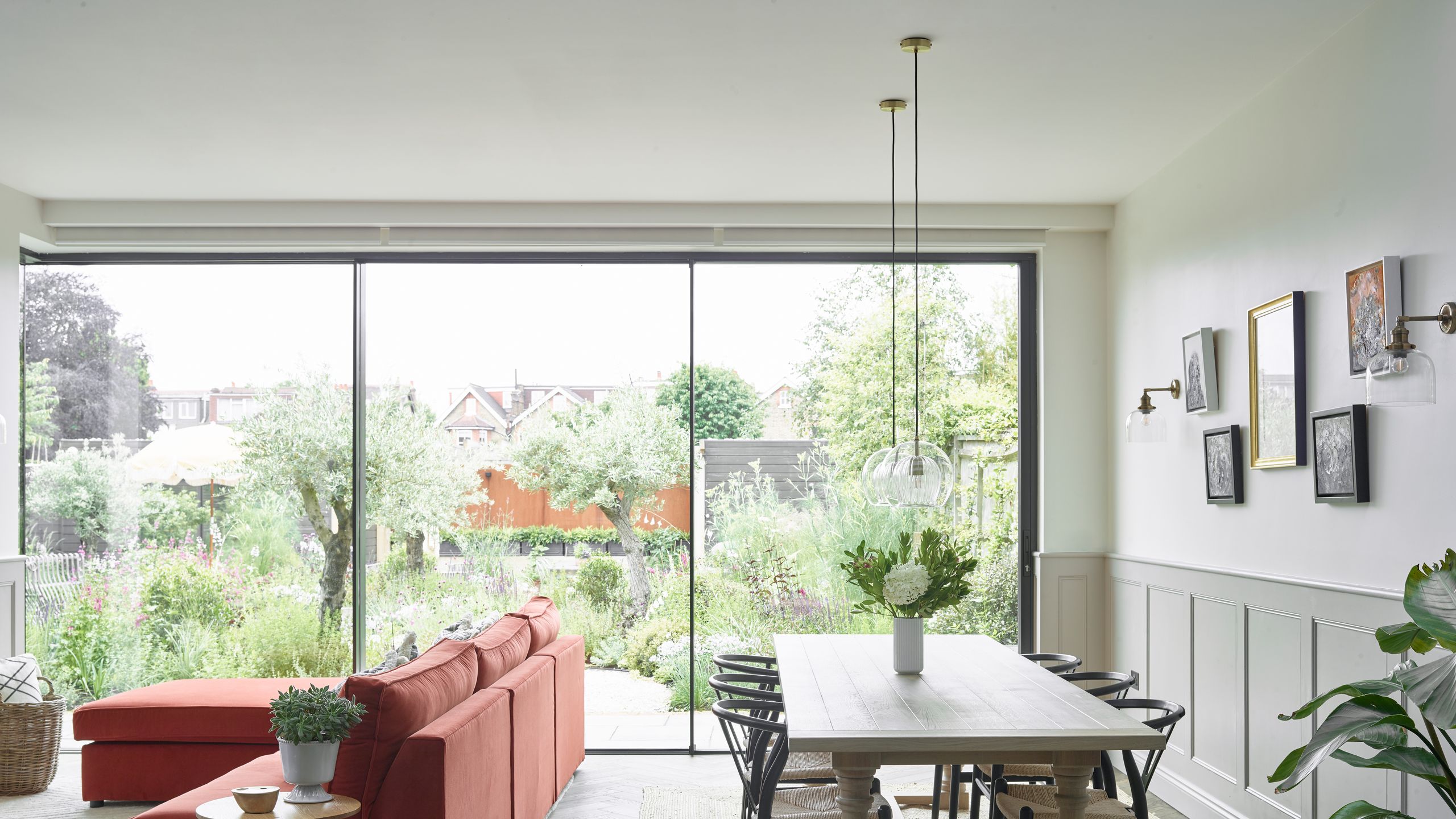 Image may contain: Architecture, Building, Dining Room, Dining Table, Furniture, Indoors, Room, Table, and Home Decor