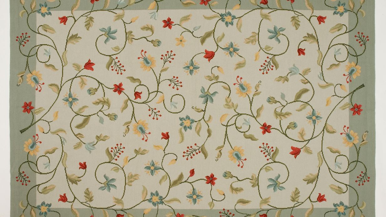 Image may contain: Home Decor, Rug, Pattern, Art, Floral Design, and Graphics