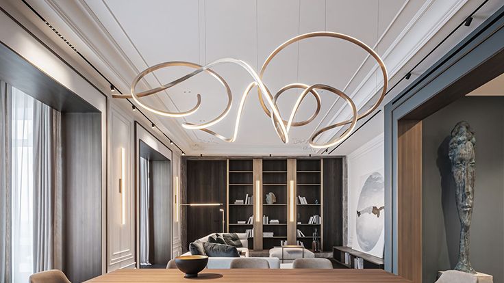 Image may contain: Architecture, Building, Dining Room, Dining Table, Furniture, Indoors, Room, Table, and Interior Design