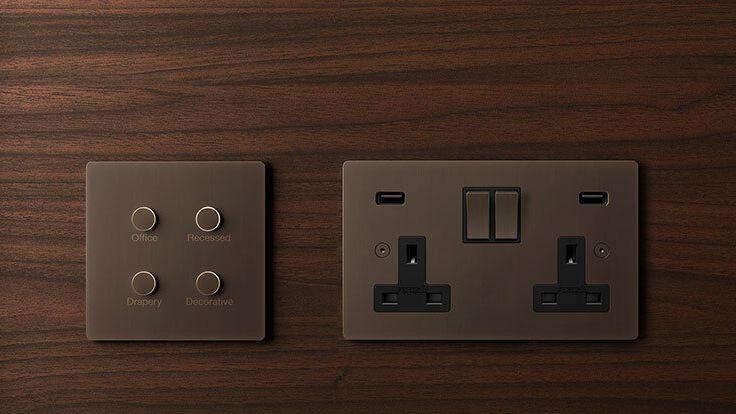 Image may contain: Electrical Device, Switch, Indoors, and Interior Design