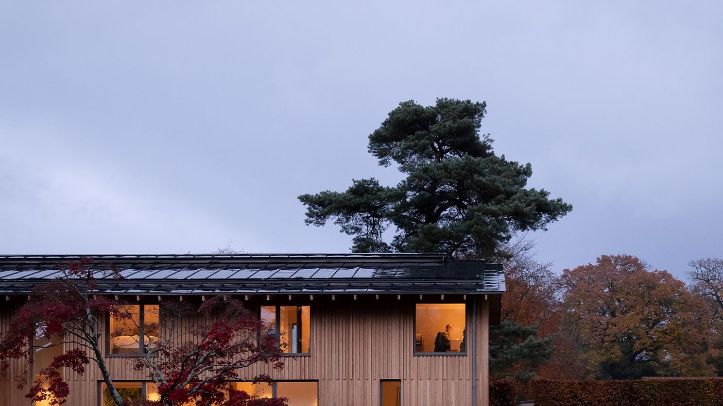 Image may contain: Architecture, Building, House, Housing, Villa, Plant, Tree, Cottage, Grass, Outdoors, Shelter, and Indoors